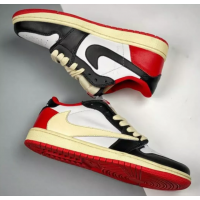 Nike x Travis Scott Air Jordan 1 Low White Red