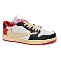 Nike x Travis Scott Air Jordan 1 Low White Red