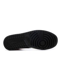 Nike кроссовки Air Jordan 1 Mid Black Cone оранжево-чёрные