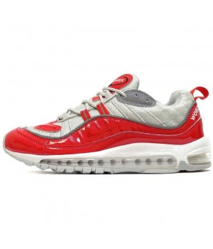Женские кроссовки Nike Air Max 98 Supreme Red Grey