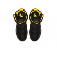 Nike кроссовки Air Force 1 High SF AF1 Black Yellow