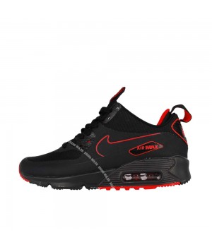 Кроссовки Nike Air Max 90 Sneakerboot Black Red