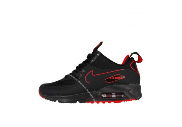 Nike Air Max 90 Sneakerboot Black Red
