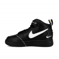 Nike кроссовки Air Force 1 07 LV8 Utility Mid «And The Swoosh» Black
