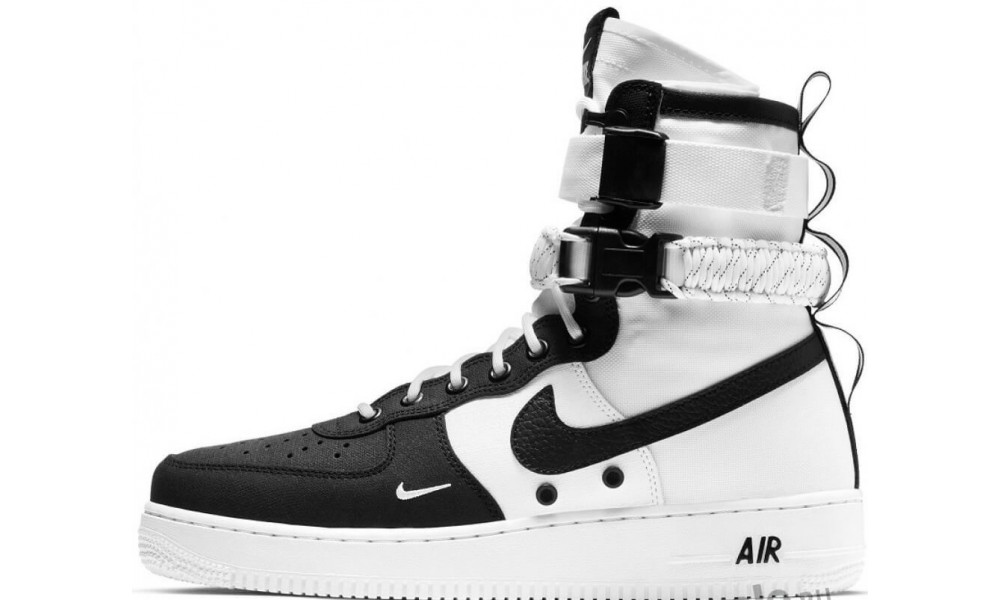 Nike Air Force High SF AF1 Black White 