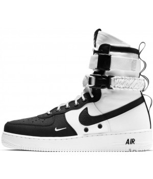 Nike кроссовки Air Force High SF AF1 Black White