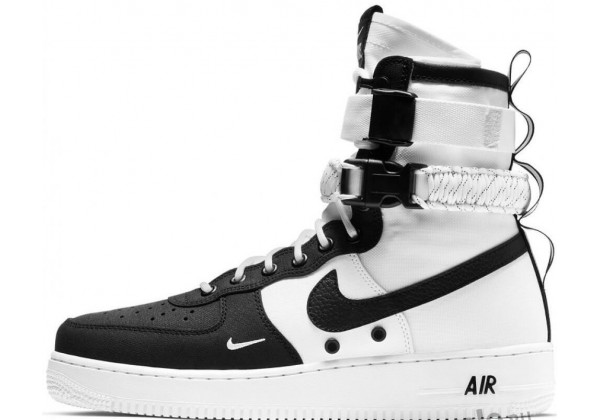 Nike кроссовки Air Force 1 High SF AF1 Black White